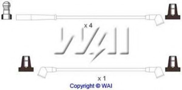 WAIglobal SL394 Ignition Cable Kit